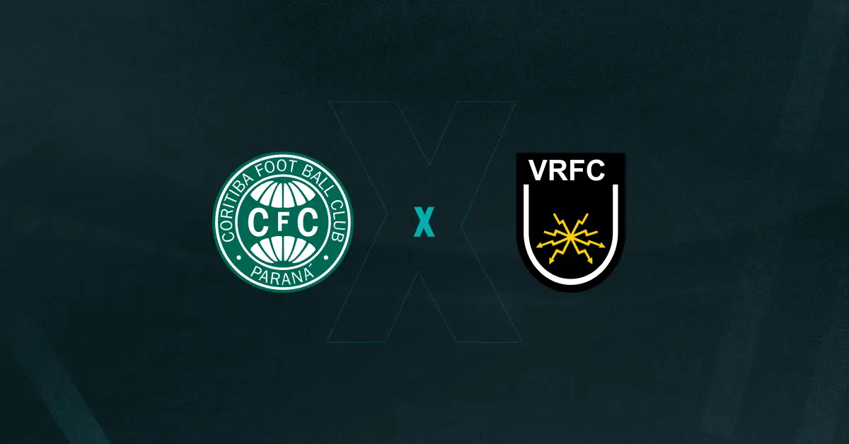 Escudos de Coritiba x Volta Redonda, que se enfrentam hoje pela Série B do Brasileirão