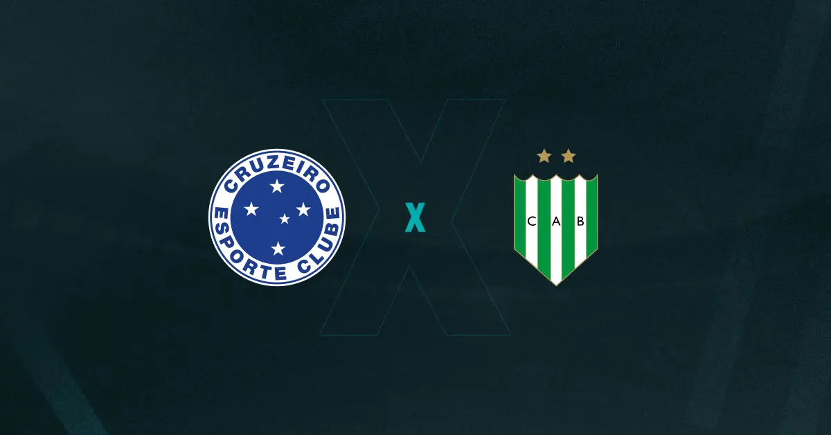 Escudos de Cruzeiro e Banfield, que duelam pela Vitória Cup