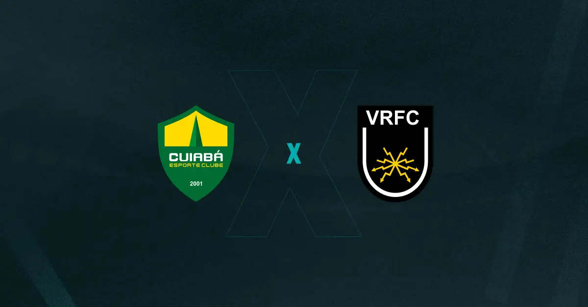 Escudos de Cuiabá x Volta Redonda, que se enfrentam pela Série B