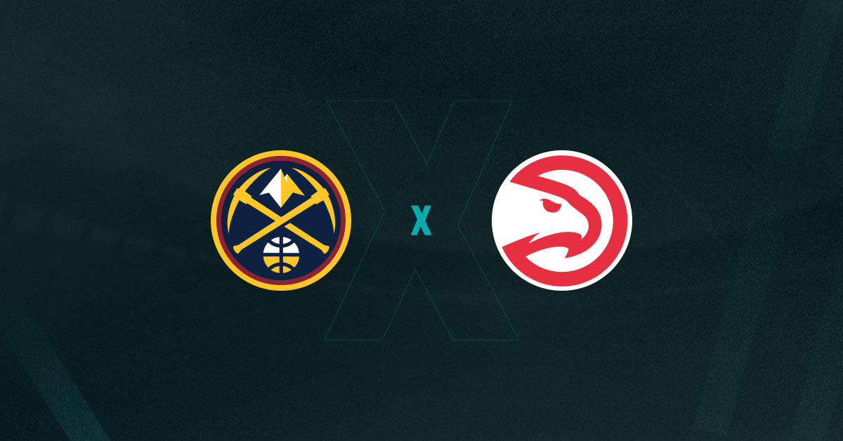 Denver Nuggets e Atlanta Hawks se enfrentam na partida da NBA.