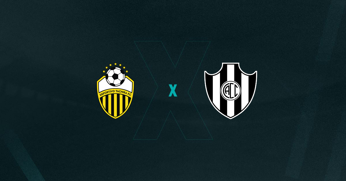 Escudos de Deportivo Táchira x Central Córdoba, que se enfrentam hoje pelo Grupo do Flamengo na Libertadores 2025