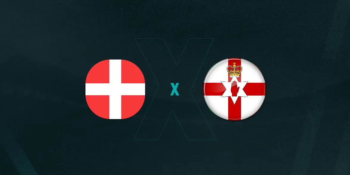 Escudos de Dinamarca x Irlanda do Norte