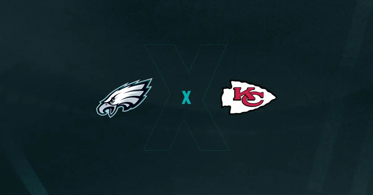 Escudos de Eagles e Chiefs