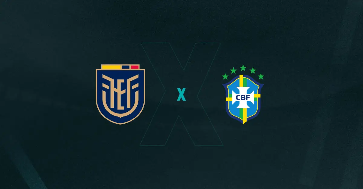 Escudos de Equador e Brasil Sub-20