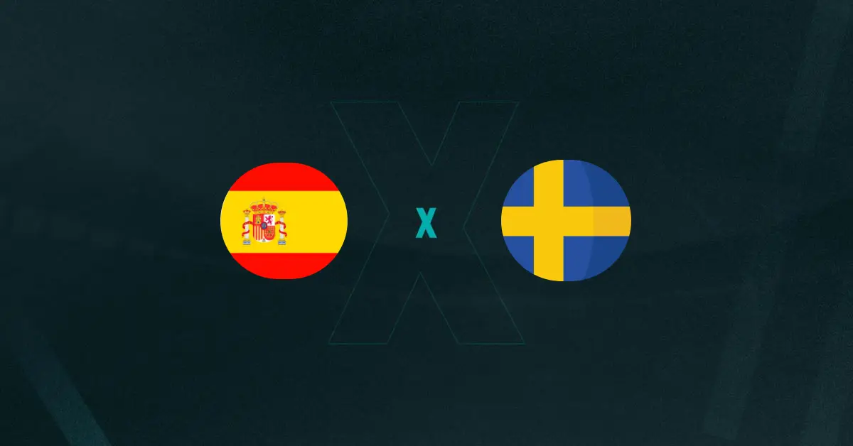 Escudos de Espanha x Suécia