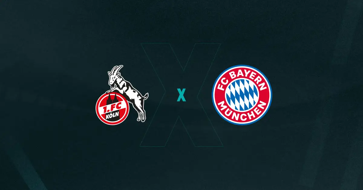 Escudos de FC Köln x Bayern de Munique
