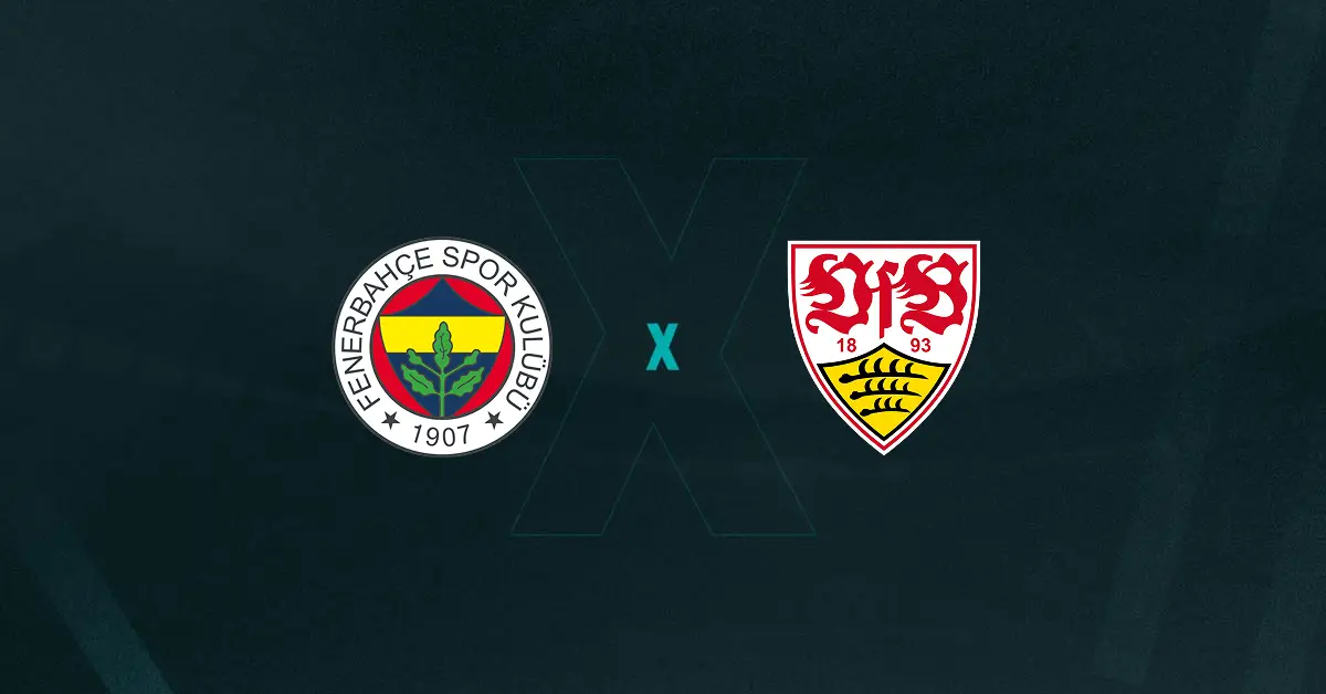 Escudos de Fenerbahce e Stuttgart, que duelam pela Europa League