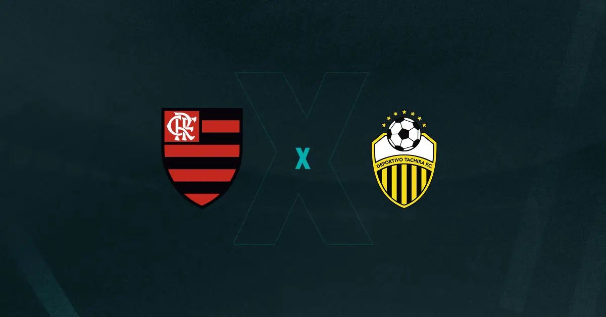Escudos de Flamengo x Deportivo Táchira