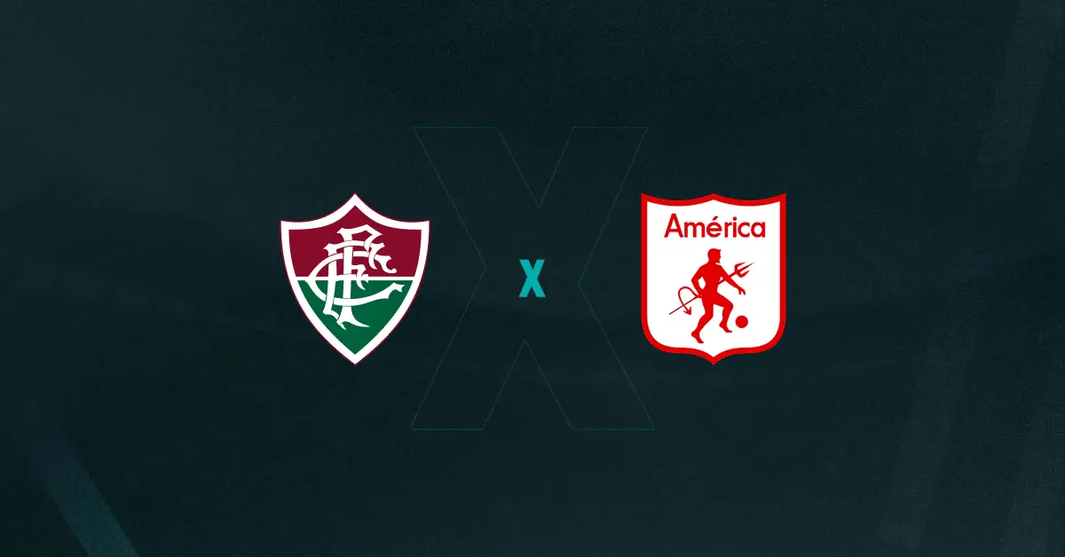 Escudos de Fluminense x América de Cali