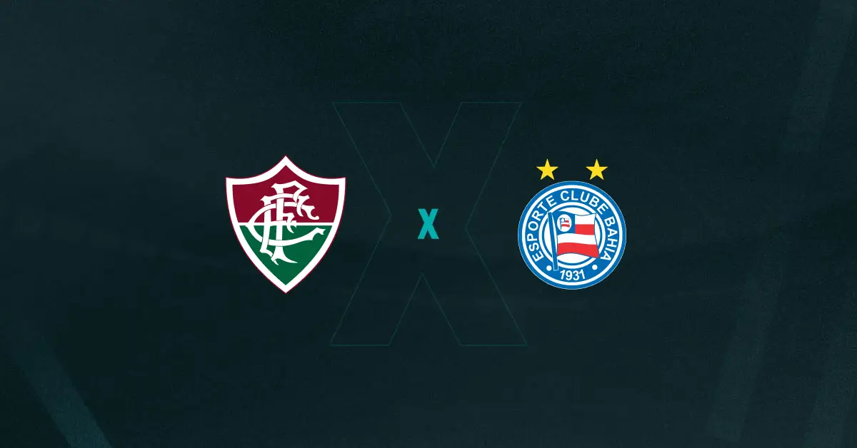 Escudos de Fluminense e Bahia, que duelam pelas quartas de final da Copa do Brasil
