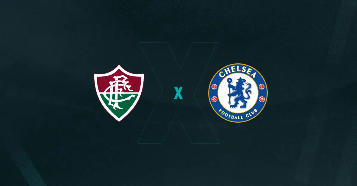 Escudos de Fluminense x Chelsea