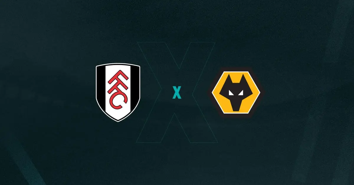 Escudos de Fulham x Wolverhampton