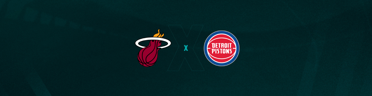 Miami Heat x Detroit Pistons: onde assistir ao vivo e horário do jogo pela  NBA