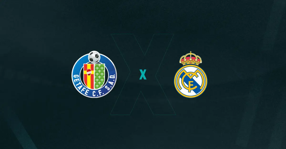 Escudos de Getafe x Real Madrid