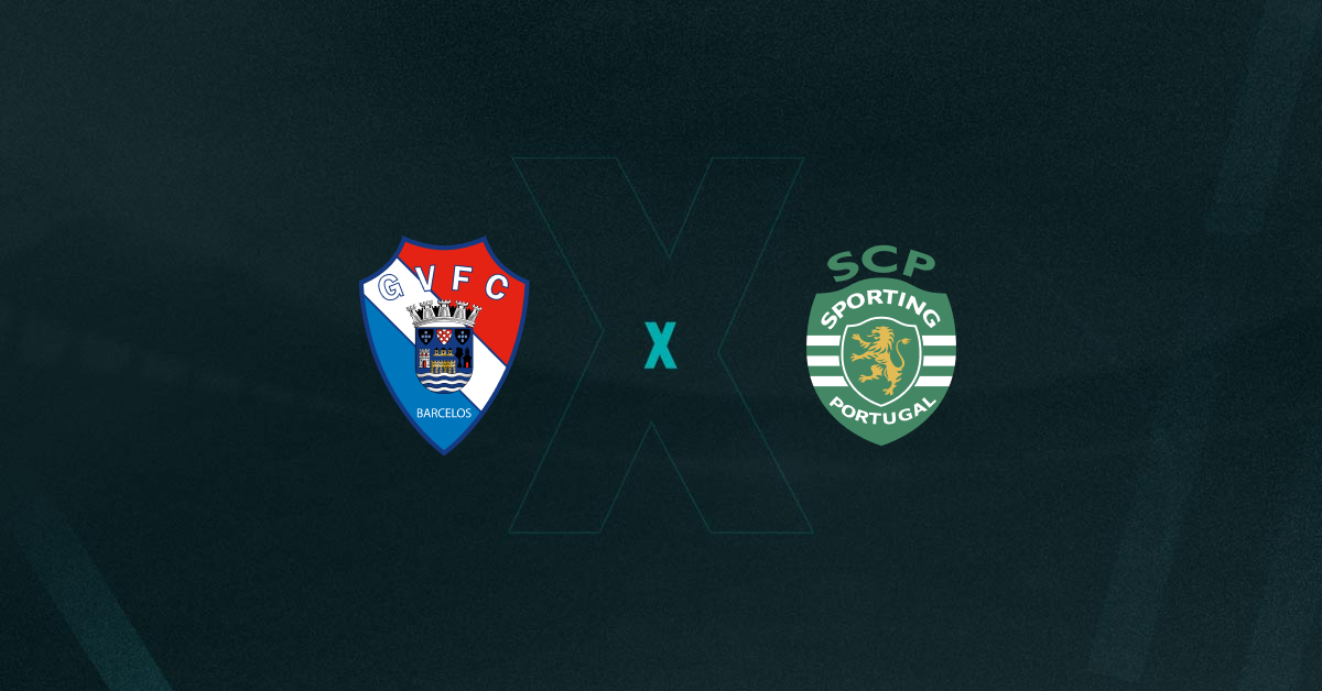 Escudos de Gil Vicente e Sporting, que se enfrentam hoje pelas quartas de final da Taça de Portugal 2024/25.