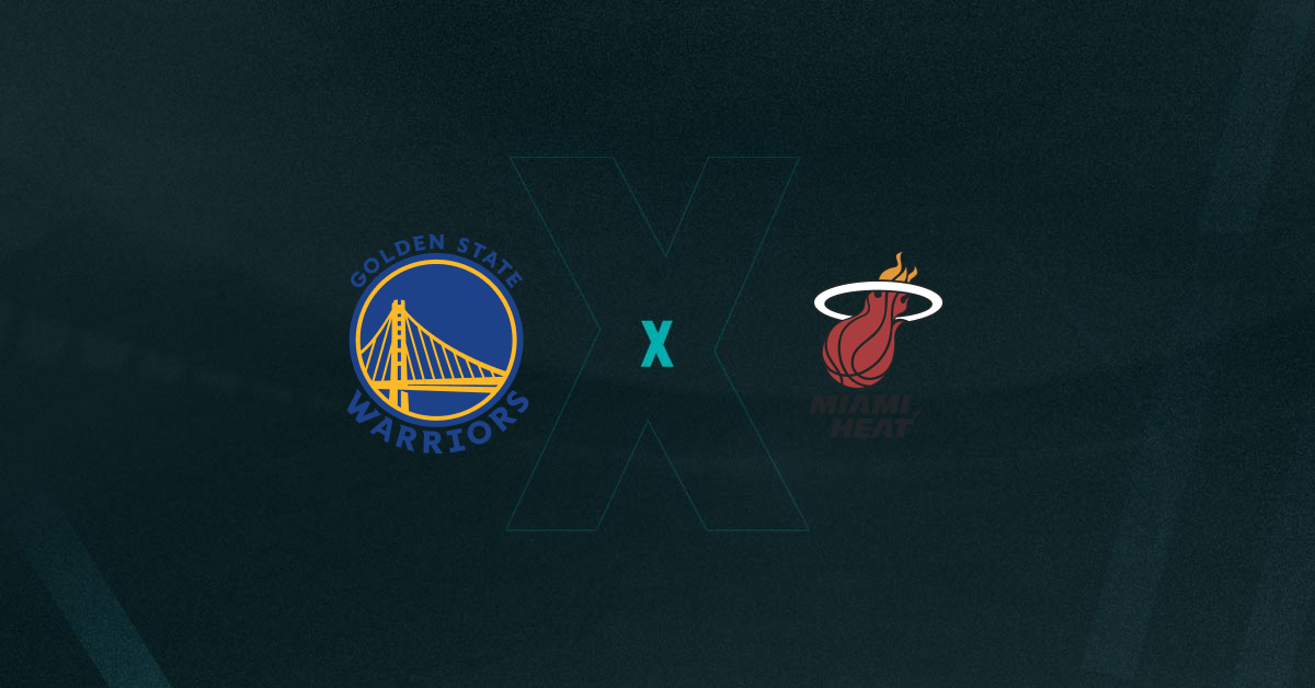 Golden State Warriors e Miami Heat jogam esta madrugada pela NBA.