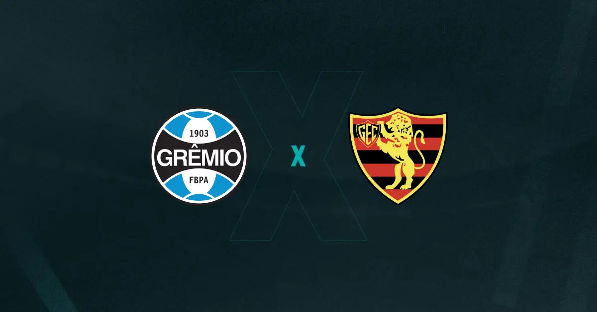 escudos de Grêmio e Sport