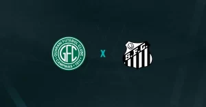 Escudos de Guarani x Santos, que se enfrentam pelo Paulistão