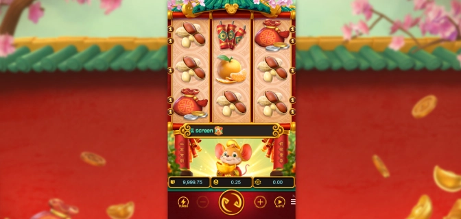 Imagem mostra smartphone aberto no jogo Fortune Mouse