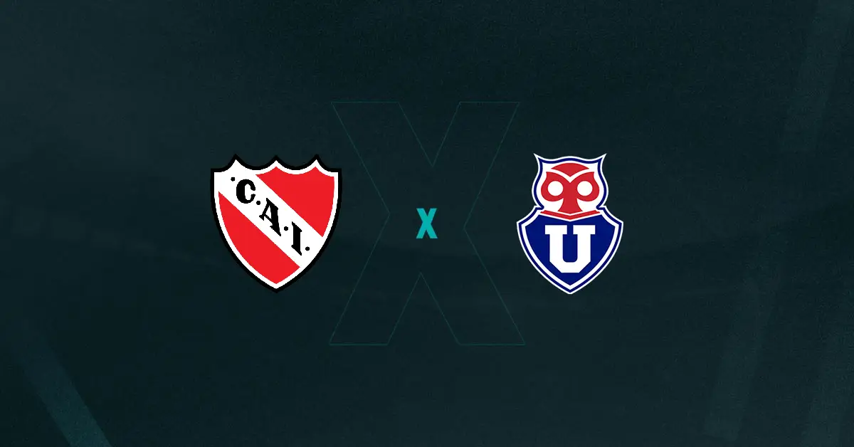 Escudos de Independiente x Universidad de Chile
