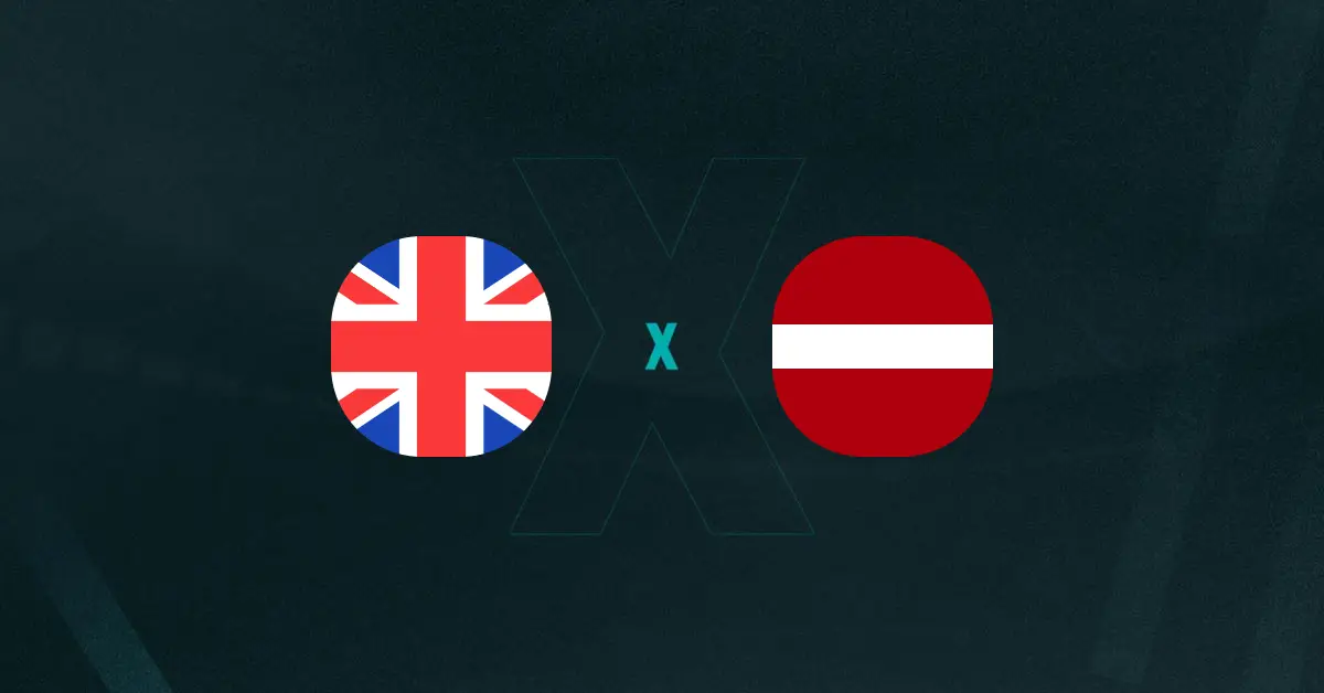 Escudos de Inglaterra x Letônia