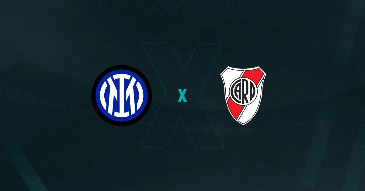 Escudos de Inter de Milão x River Plate