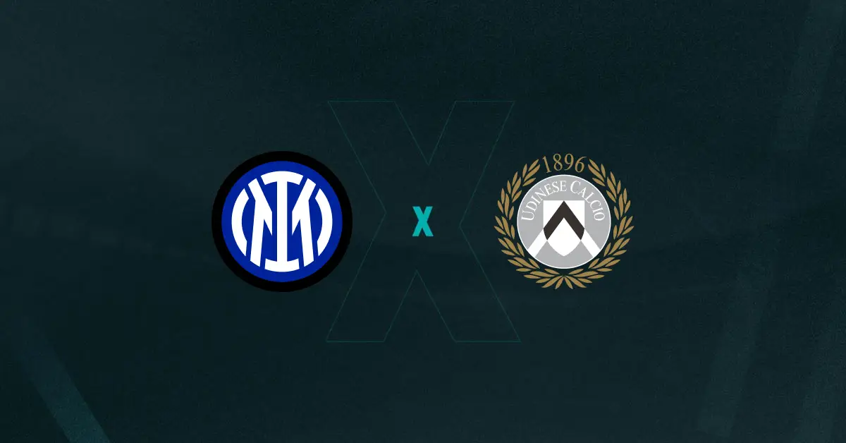 Escudos de Inter de Milão x Udinese