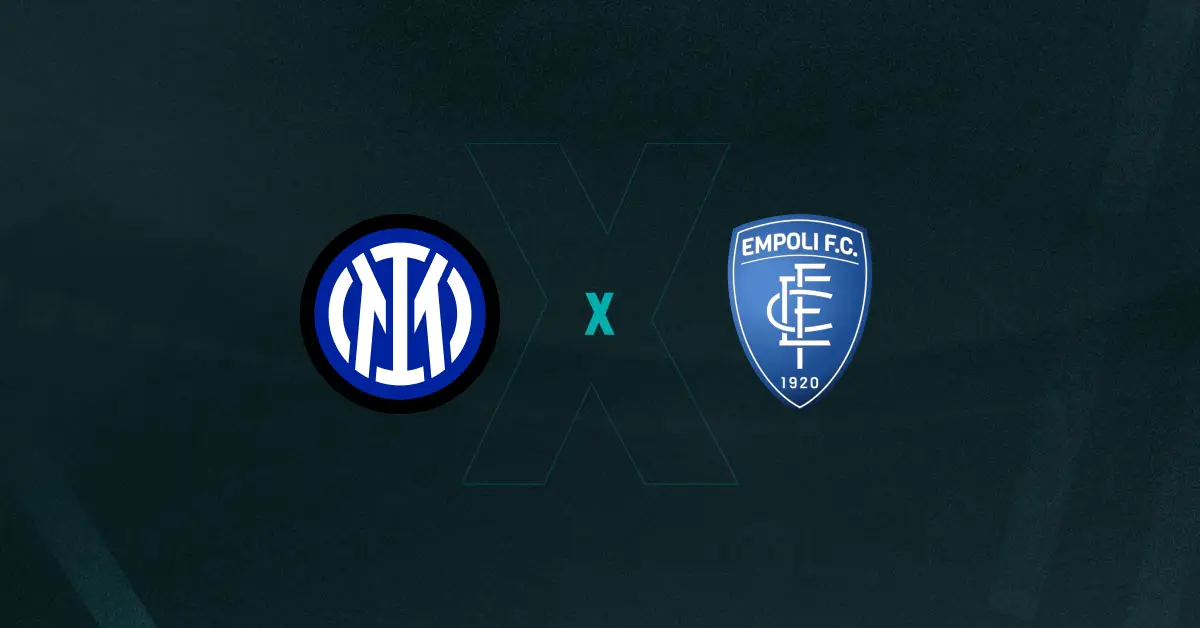 Escudos de Inter de Milão e Empoli