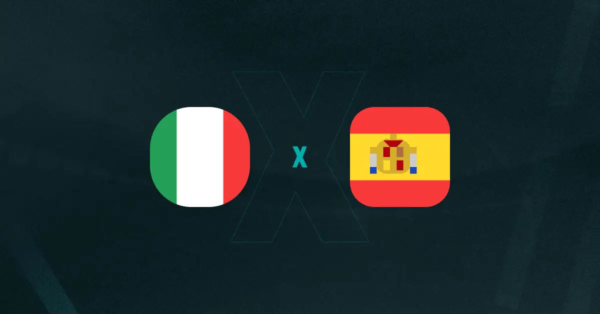 Escudos de Itália x Espanha