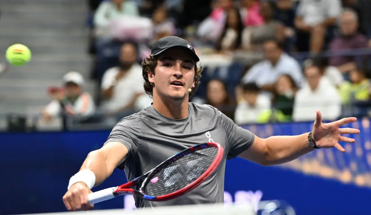Foto do tenista brasileiro João Fonseca no US Open