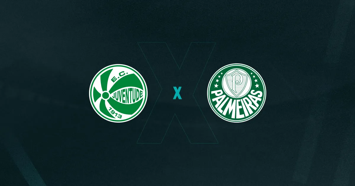 Escudos de Juventude Feminino e Palmeiras Feminino, que duelam pelo Brasileirão Feminino