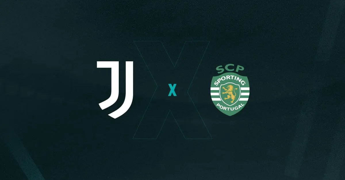 Escudos de Juventus x Sporting