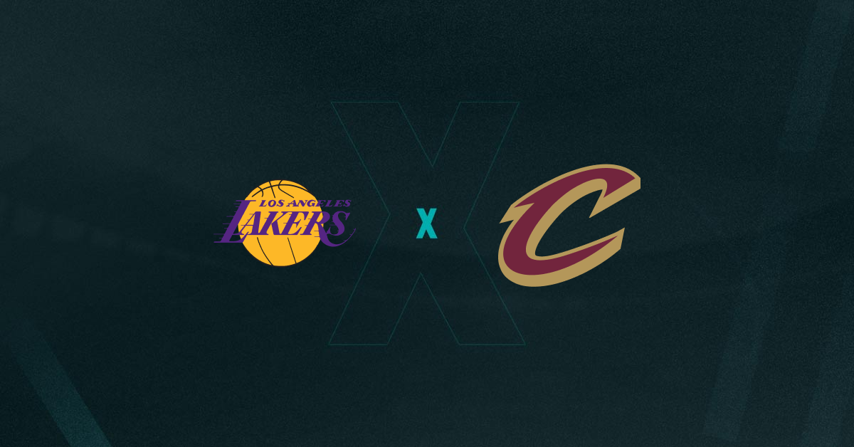 LA Lakers e Cleveland Cavaliers se enfrentam na partida da NBA.