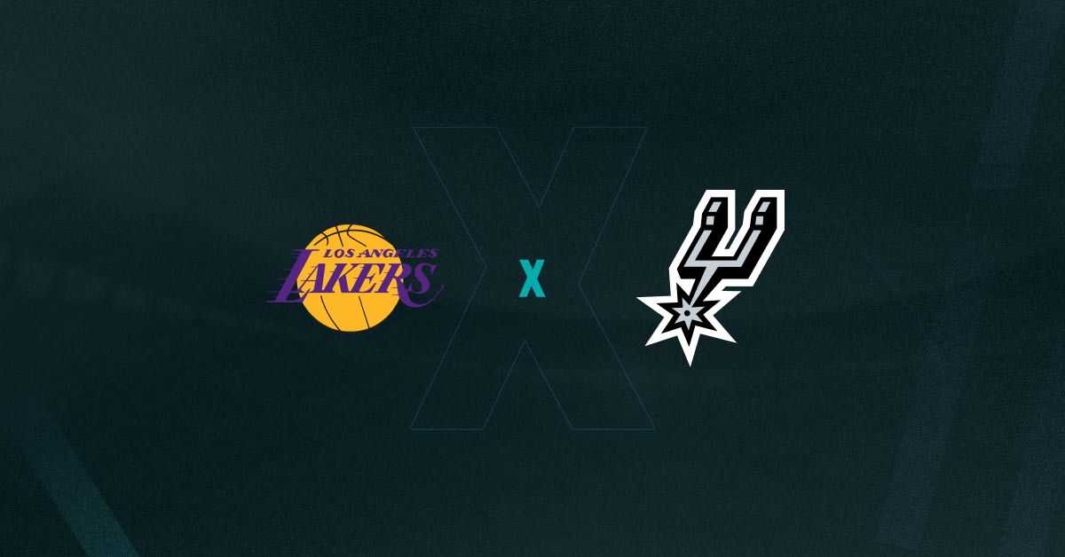LA Lakers e San Antonio Spurs jogam na madrugada pela NBA.