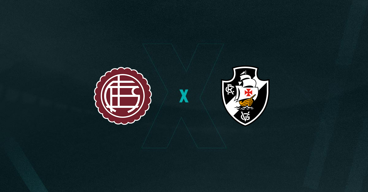 Escudos de Lanús x Vasco, que se enfrentam pela Sul-Americana