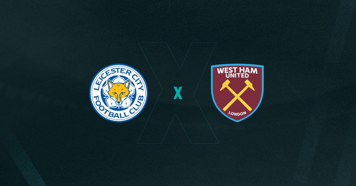 Leicester e West Ham disputam a Premier League.