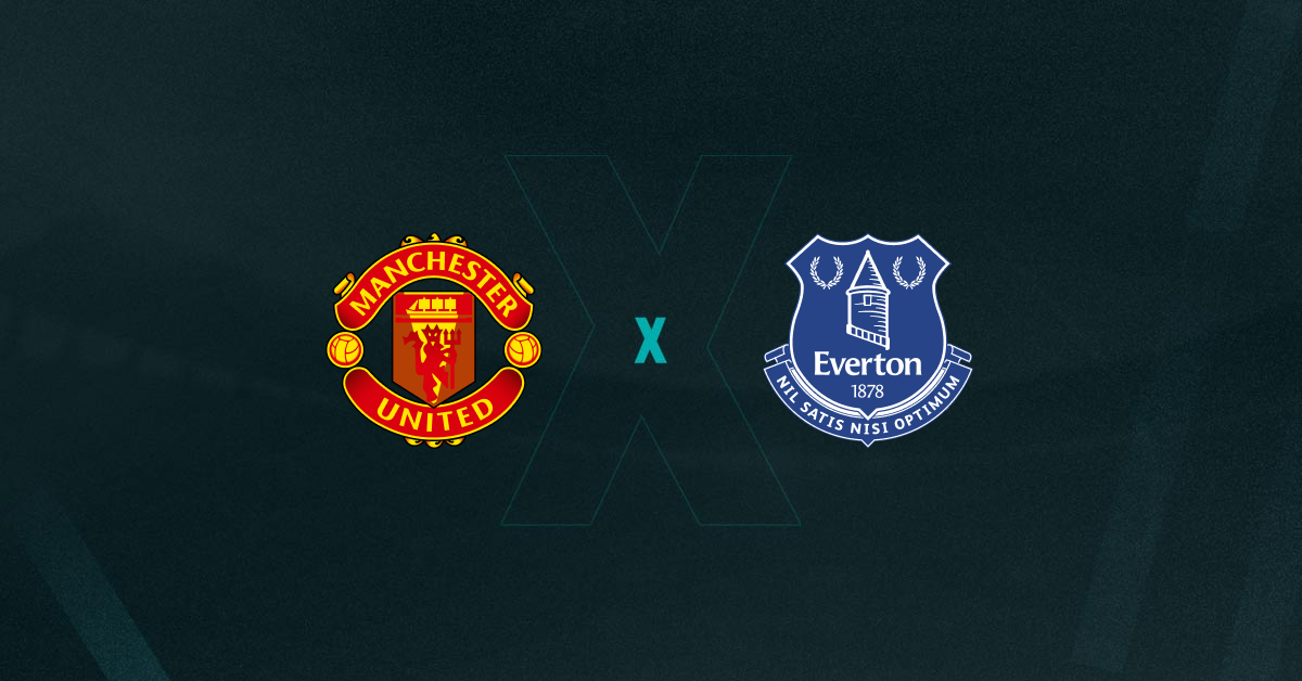 Manchester United e Everton se enfrentam na Premier League.