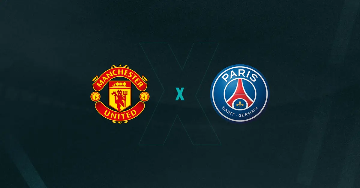 Escudos de Manchester United x PSG