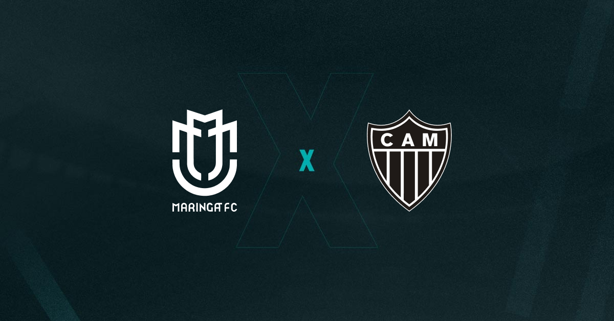 Escudos de Maringá x Atlético-MG, que se enfrentam hoje pela terceira fase da Copa do Brasil