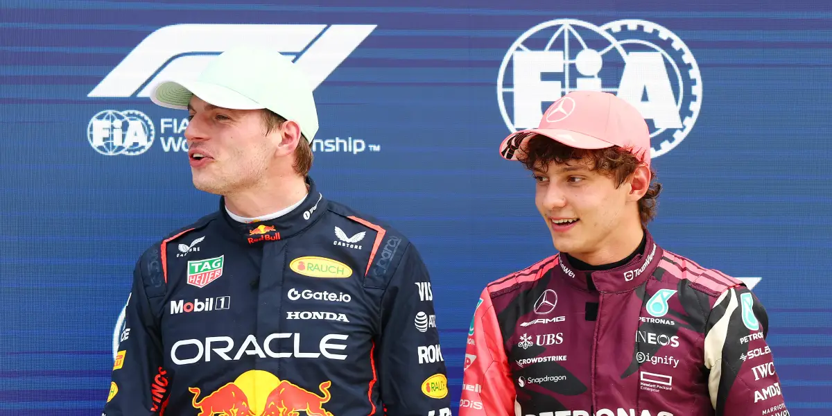 Verstappen e Antonelli no GP de Miami 2025