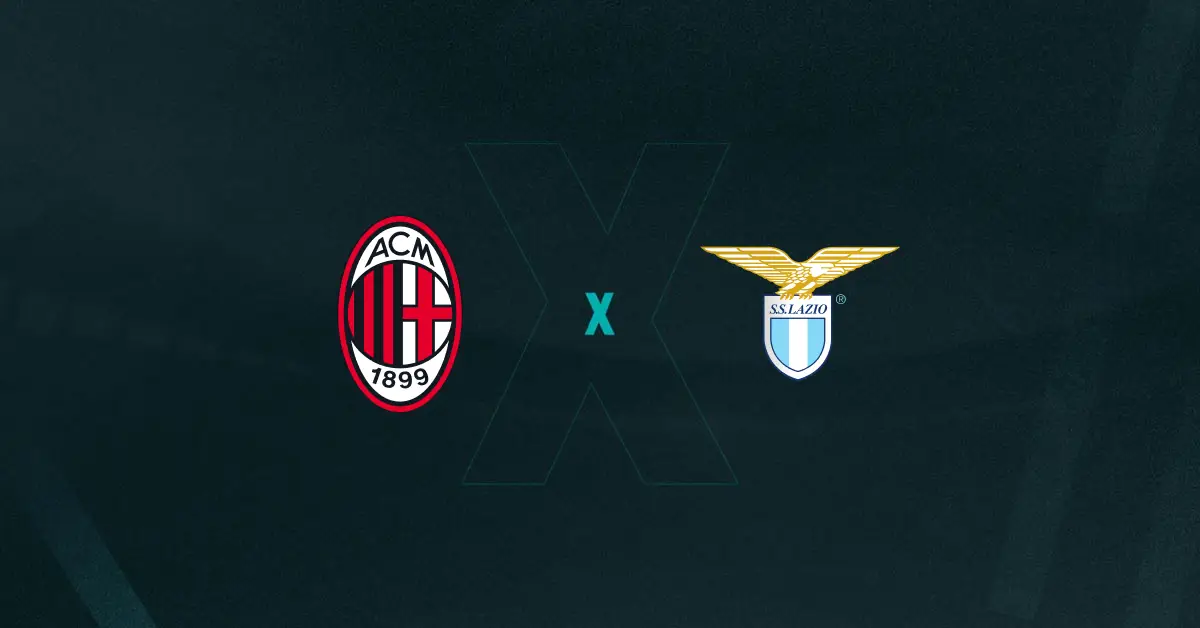 escudos de Milan x Lazio