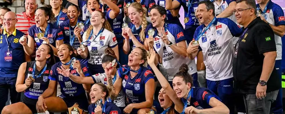 Equipe do Minas Clube é uma das potências do vôlei brasileiro