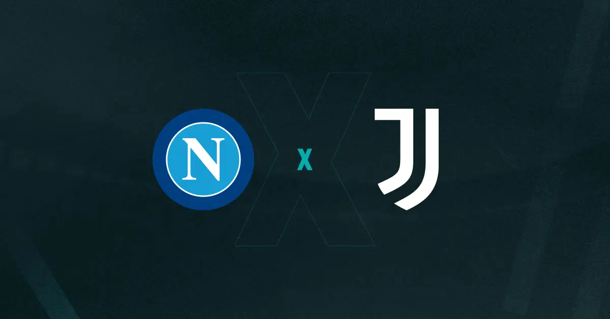escudos de Napoli x Juventus