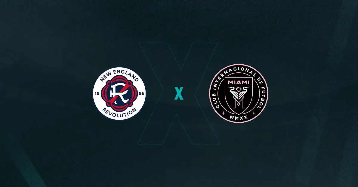 escudos de New England Revolution x Inter Miami