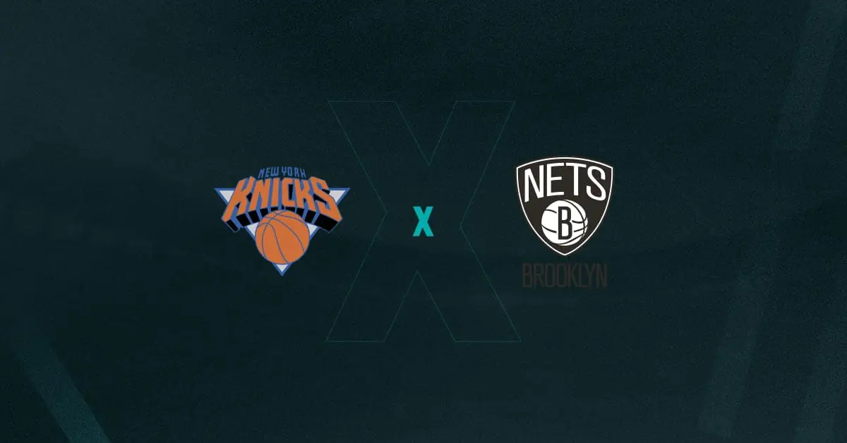 Escudos de New York Knicks x Brooklyn Nets