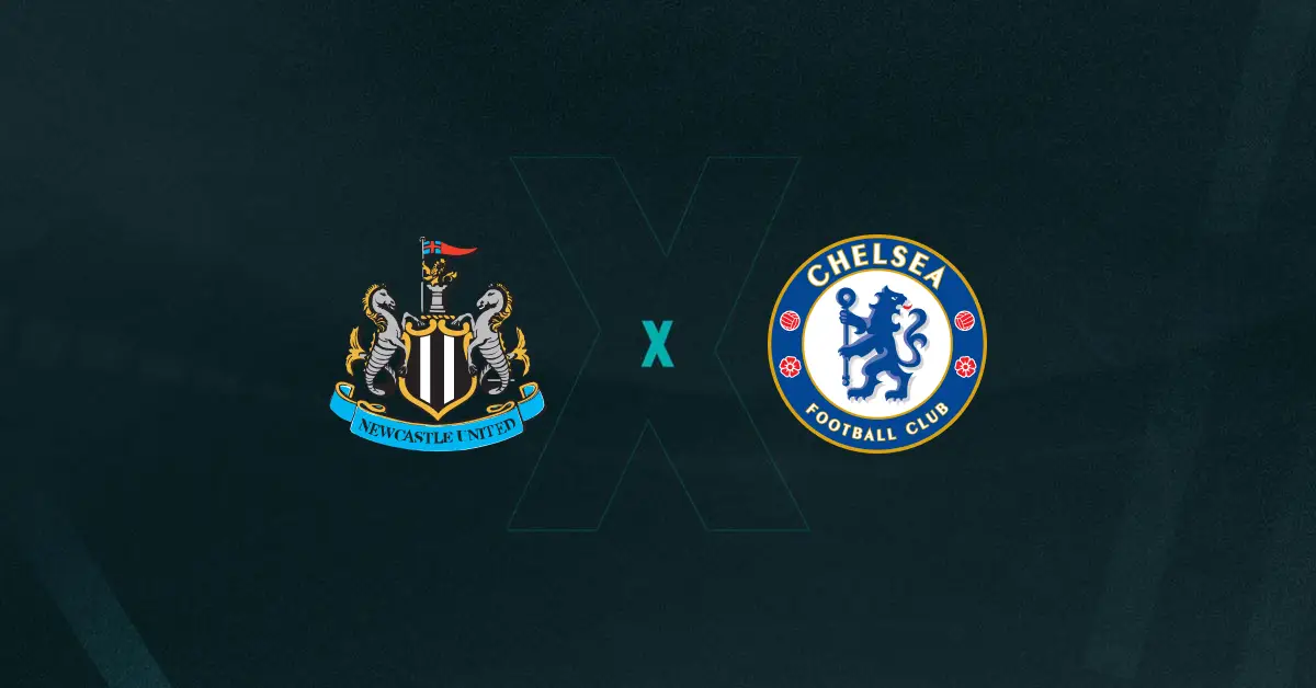 Escudos de Newcastle x Chelsea