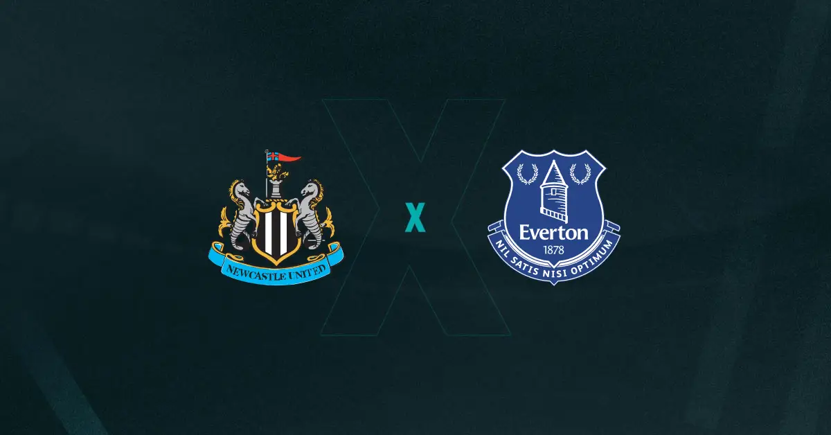 Escudos de Newcastle x Everton