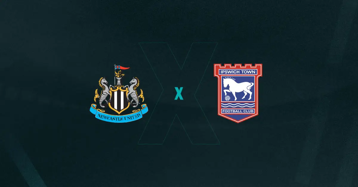 Escudos de Newcastle x Ipswich Town