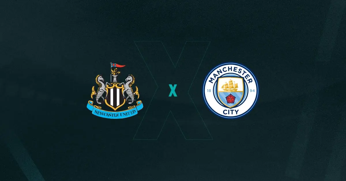 Escudos de Newcastle x Manchester City