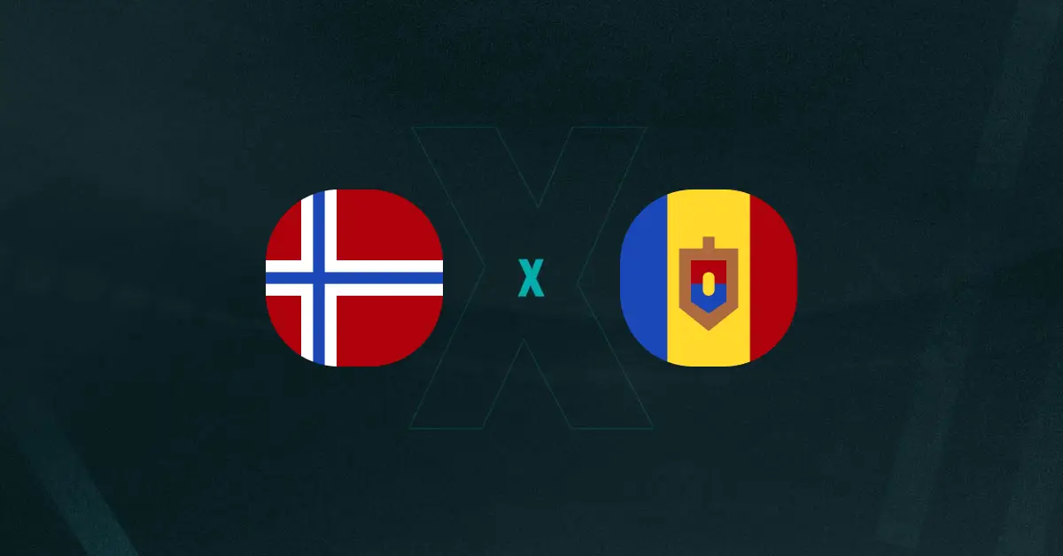 Escudos de Noruega x Moldávia, que se enfrentam pelas Eliminatórias